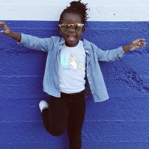 Camiseta Infantil U mágico para Unicorn Toddler Tee