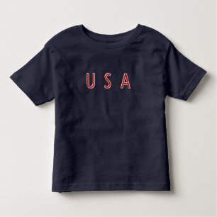 Camiseta Infantil U S A Patriotic design