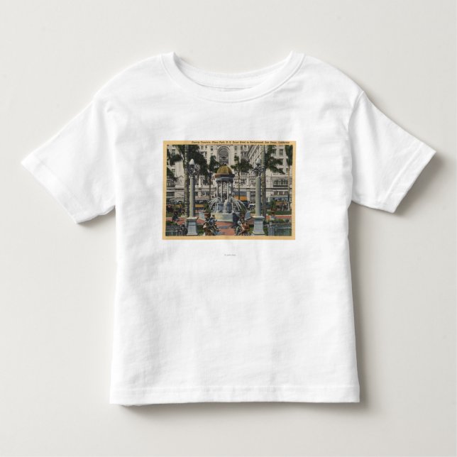 Camiseta Infantil U.S. Hotel de Grant, parque da plaza, opinião da (Frente)