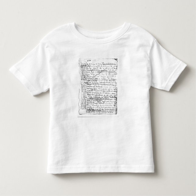 Camiseta Infantil Última página 'de um la Pesquisa du Temps Perdu' (Frente)