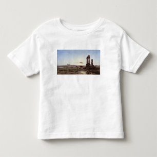 Camiseta Infantil Um acampamento beduíno por um templo arruinado