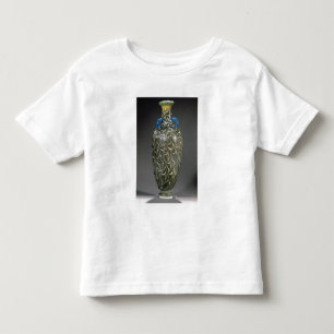 Camiseta Infantil Um amphora núcleo-formado com motivos da onda,