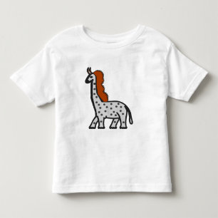 Camiseta Infantil Um animal estranho, alto e grande