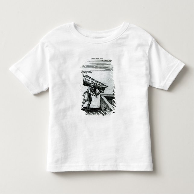 Camiseta Infantil Um aprendiz que busca a água de uma fonte (Frente)