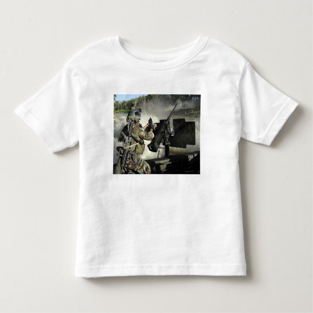 Camiseta Infantil Um artesanato de guerra especial Crewman 2 (Frente)