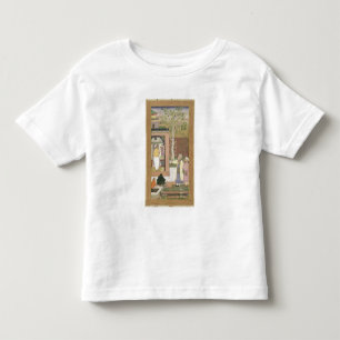 Camiseta Infantil Um artista que decora o interior de um pavi do