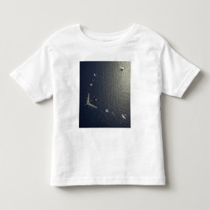 Camiseta Infantil Um avião da força aérea de E.U.B-52 Stratofortr