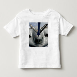 Camiseta Infantil Um avião do espírito B-2 que obtem em posição