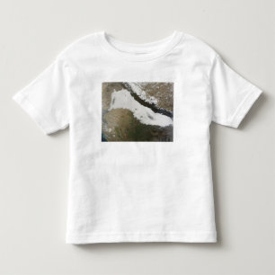 Camiseta Infantil Um banco grosso de baixas nuvens
