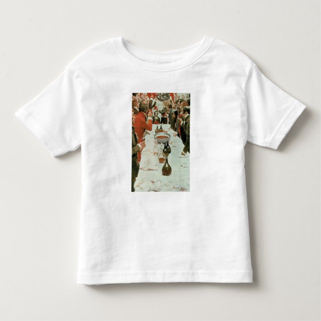 Camiseta Infantil Um banquete à ilustração de Genet de Washington (Frente)