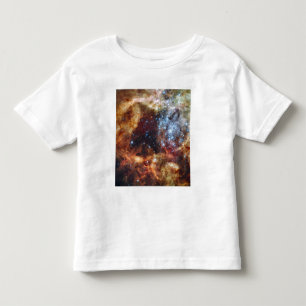 Camiseta Infantil Um berçário estelar conhecido como R136