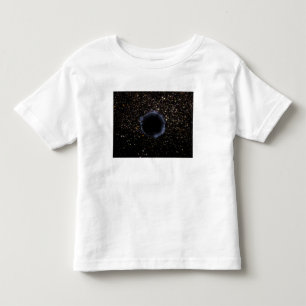 Camiseta Infantil Um buraco negro em um conjunto Globular