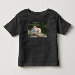 Camiseta Infantil Um Cão Em Um Lago
