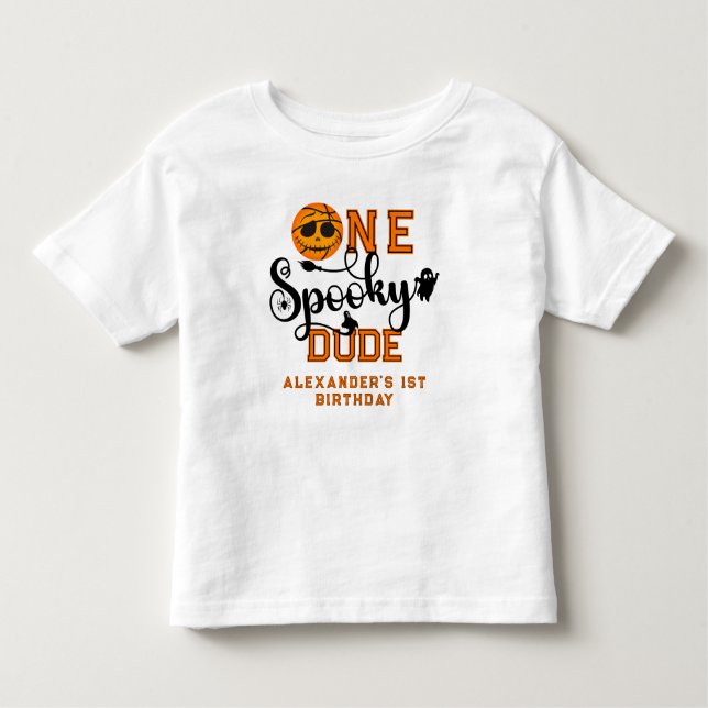 Camiseta Infantil Um Cara Assustador Basquete Garotos Crianças Radia (Frente)