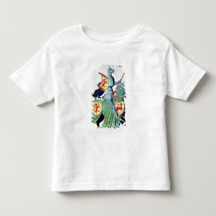 Camiseta Infantil Um cavaleiro que leva os braços de Verona