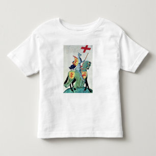 Camiseta Infantil Um cavaleiro que leva os braços de Verona