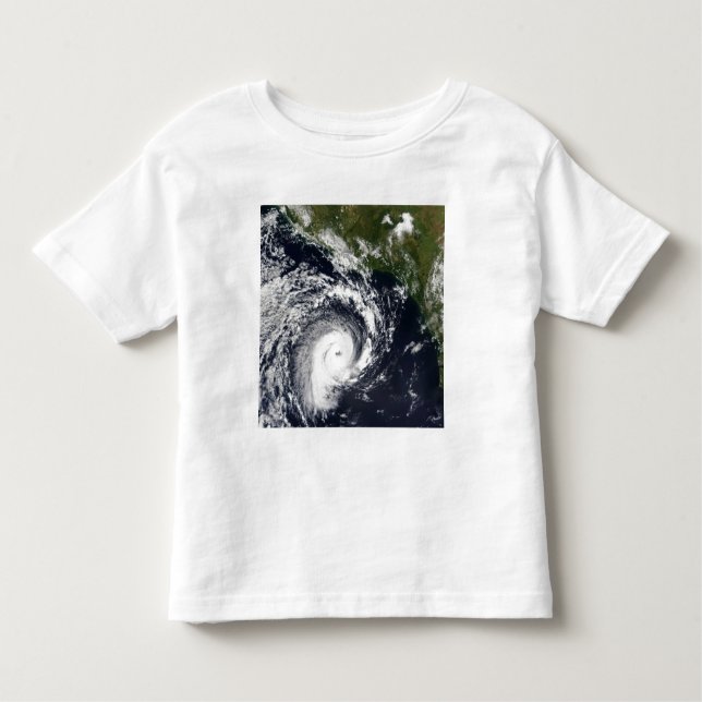 Camiseta Infantil Um ciclone tropical (Frente)