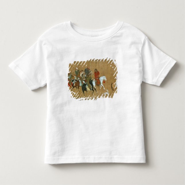 Camiseta Infantil Um comboio de Mongols, chineses, século XIV (Frente)