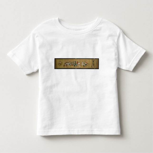 Camiseta Infantil Um comboio de Mongols, chineses, século XIV (Frente)