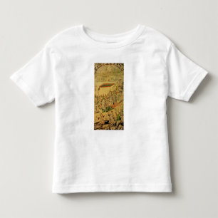 Camiseta Infantil Um de um par de painéis
