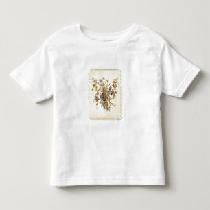 Camiseta Infantil Um design de matéria têxtil do jardim, 'do un