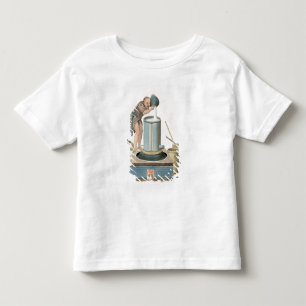 Camiseta Infantil Um destilador, chapeia 24 "do traje de China",