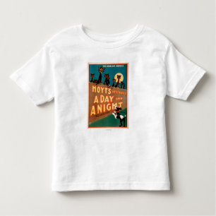Camiseta Infantil "Um dia e gatos e cães de uma noite" musicais