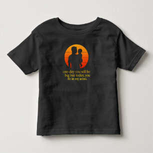 Camiseta Infantil Um Dia Você Será Grande Bebê – Amor de Pai e Mãe B