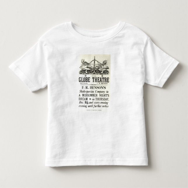 Camiseta Infantil Um Dream de noite de plenos Verões do poster (Frente)