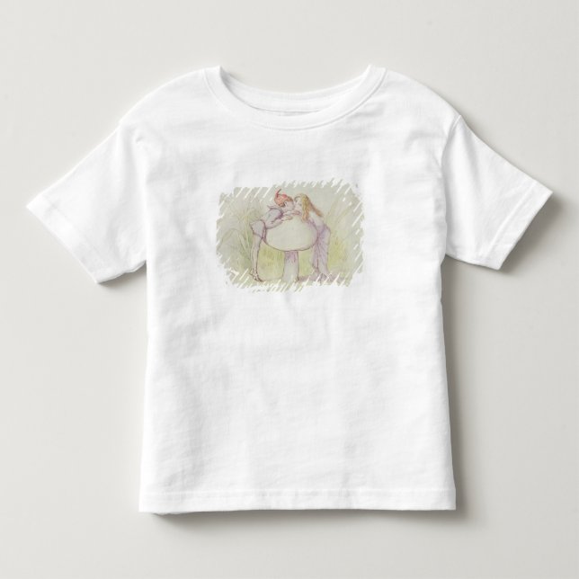 Camiseta Infantil Um duende e uma fada (Frente)