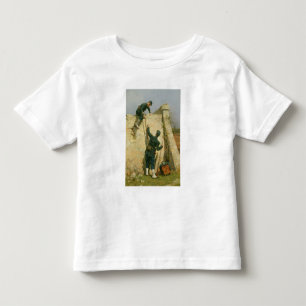 Camiseta Infantil Um escape rápido (óleo no painel)