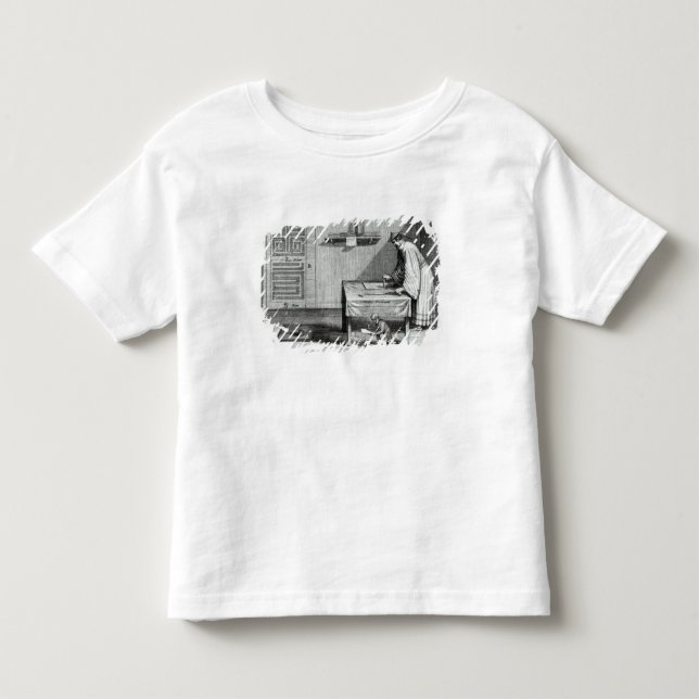 Camiseta Infantil Um escrevente chinês (Frente)