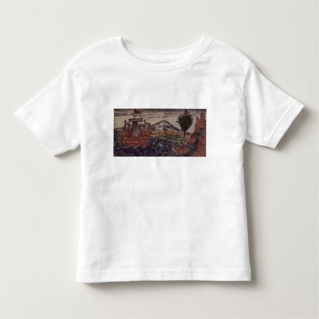 Camiseta Infantil Um espião indiano observa (Frente)