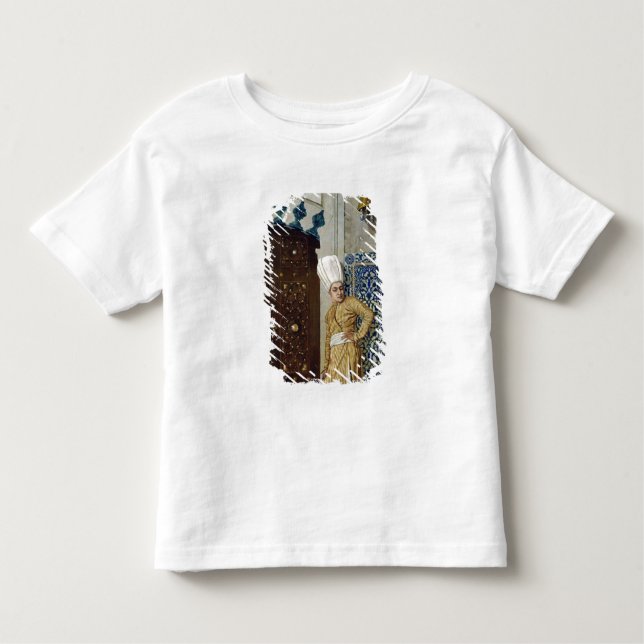 Camiseta Infantil Um eunuch antes da porta do harem (Frente)
