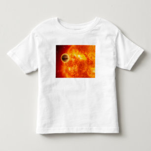 Camiseta Infantil Um exoplanet gás-gigante