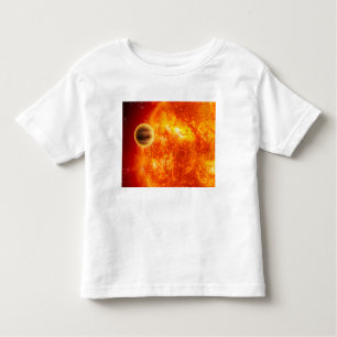 Camiseta Infantil Um exoplaneta gigante do gás