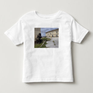 Camiseta Infantil Um fuzileiro naval posta a segurança