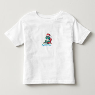 Camiseta Infantil Um gato engraçado