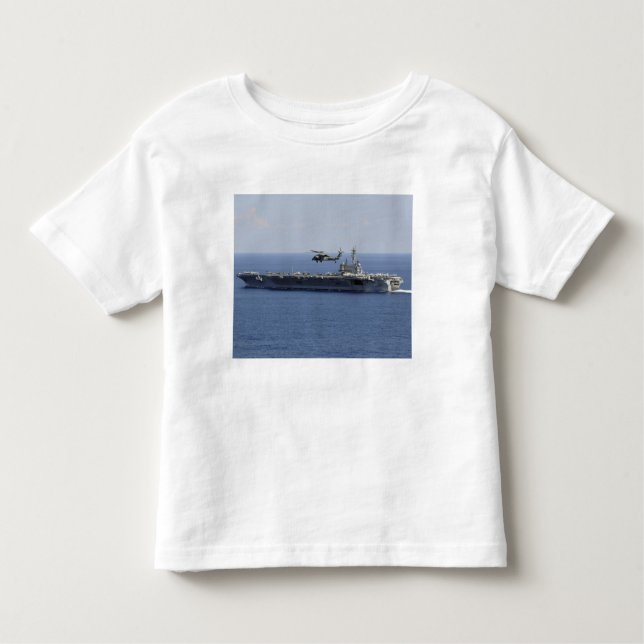 Camiseta Infantil Um helicóptero Seahawk MH-60S (Frente)