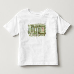 Camiseta Infantil Um interior de quarto no estilo Henri II (lito col