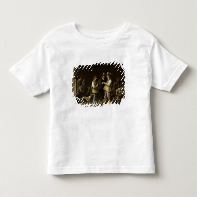 Camiseta Infantil Um interior do Guardroom (Frente)