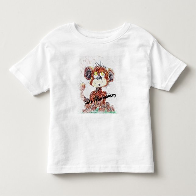 Camiseta Infantil Um Macaco Gelado (Frente)