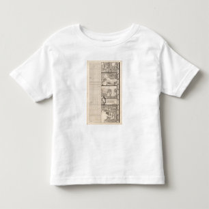 Camiseta Infantil Um mapa do Império Britânico na folha 16 de