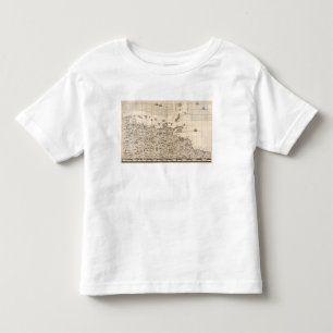 Camiseta Infantil Um mapa do Império Britânico na folha 19 de