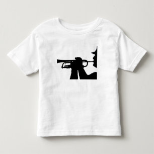 Camiseta Infantil Um membro do serviço joga um acordo