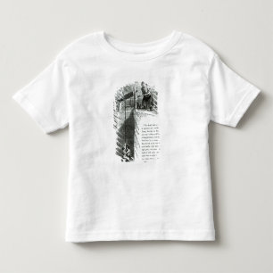 Camiseta Infantil Um menino e uma garota sendo feridos num poço de m