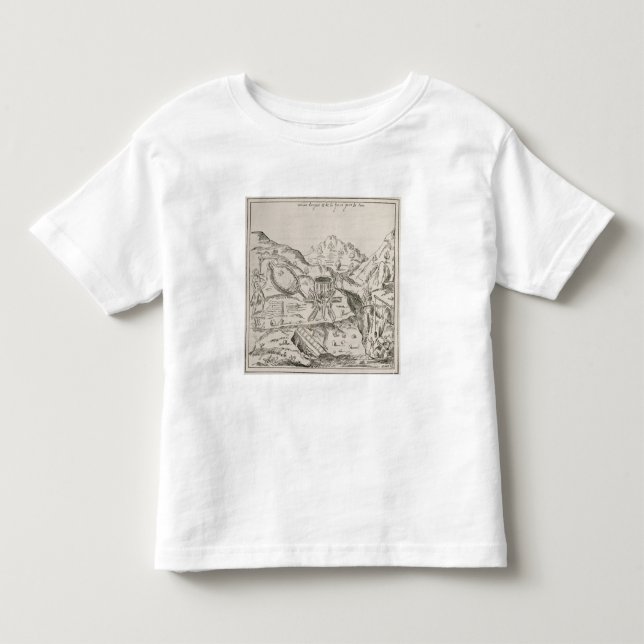 Camiseta Infantil Um Mine de prata (Frente)