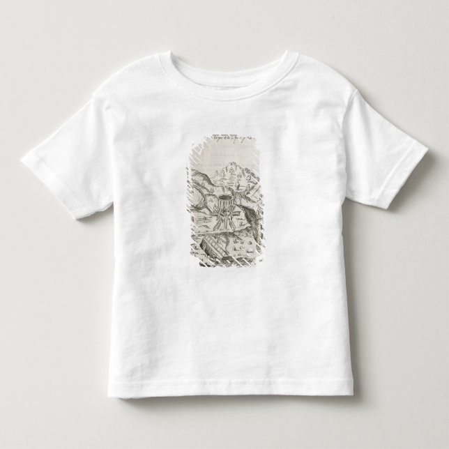 Camiseta Infantil Um Mine de prata (Frente)