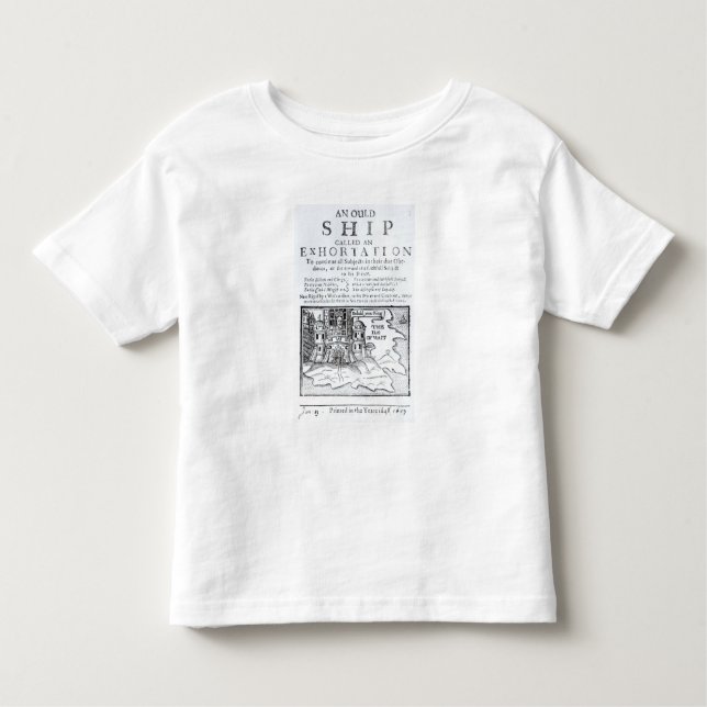 Camiseta Infantil Um navio de Ould chamado um Exhortation (Frente)