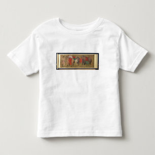 Camiseta Infantil Um noivo com cavalos